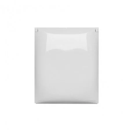 Gniazda-natynkowe - gniazdo natynkowe poczwórne białe z klapką transparentną przesłony torów prądowych acgz4z/11 simon aquaclick kontakt-simon 