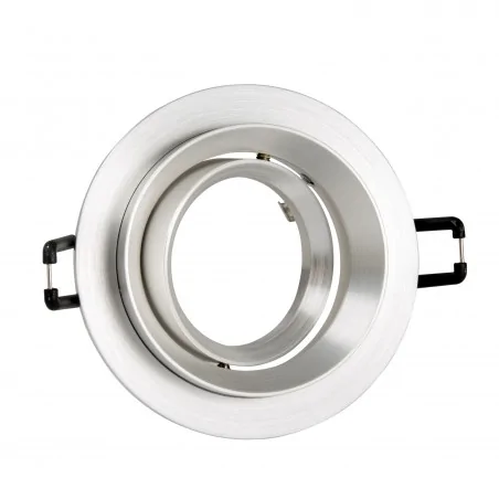 Oprawy-sufitowe-ruchome - 322012 oczko podtynkowe sufitowe ozdobne srebrne ruchome lika r polux 