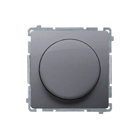 Regulatory-oswietlenia - ściemniacz do ściemnialnych żarówek led naciskowo-obrotowy inox bms9l.01/21 simon basic kontakt-simon 
