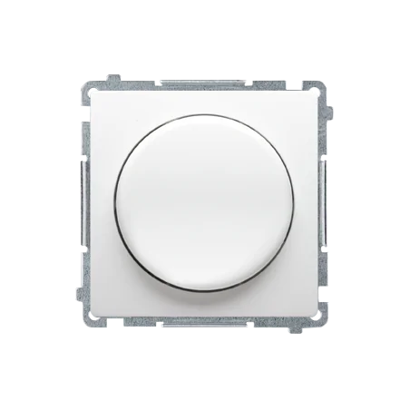 Regulatory-oswietlenia - biały ściemniacz do ściemnialnych żarówek led naciskowo-obrotowy bms9l.01/11 simon basic kontakt-simon 