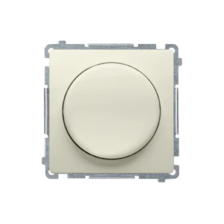 Regulatory-oswietlenia - beżowy ściemniacz do żarówek led ściemnialnych naciskowo-obrotowy bms9l.01/12 simon basic kontakt-simon 