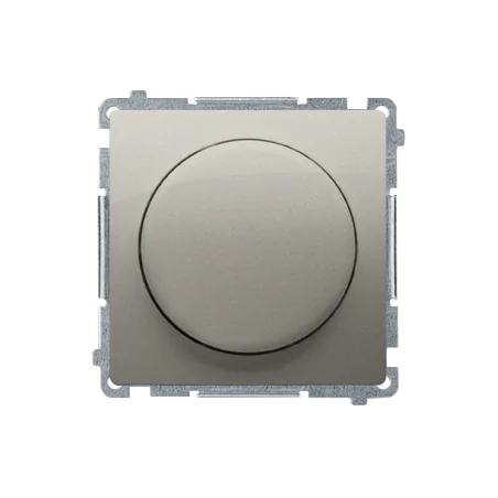 Regulatory-oswietlenia - satynowy ściemniacz do żarówek led ściemnialnych naciskowo-obrotowy bms9l.01/29 simon basic kontakt-simon 