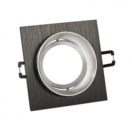 Oprawy-sufitowe-ruchome - 322036 oprawa sufitowa wpuszczana czarno złota kwadratowa lika q polux 