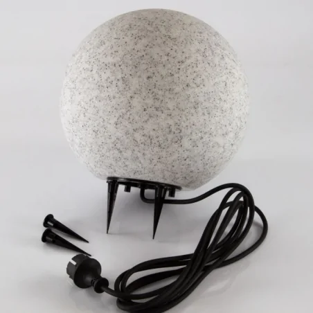 Lampy-kule-ogrodowe - 36591 lampa ogrodowa kula kamień stono 390n e27 ip65 kanlux 