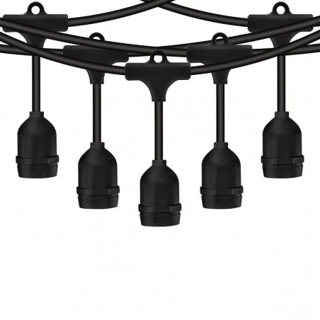 Ozdobne-oswietlenie-do-ogrodu - girlanda ogrodowa zewnętrzna łańcuch świetlny 20m 20xe27 malus lumogr0870 lumiled 