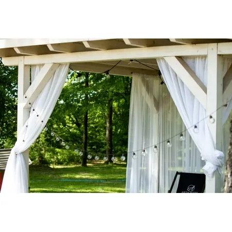 Swiecace-kule-i-girlandy - girlanda solarna ogrodowa z ozdobnymi kuleczkami z ciepłym światłem 20xled 7,5m gladi lumsol0006 lumiled 