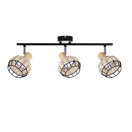 Lampy-sufitowe - potrójna lampa sufitowa - listwa pleciona 3xe14 40w tajga 93-12227 candellux 