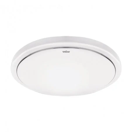Plafony - plafon led okrągły biały slim 18w 4000k 03517 ip44 sola 03517 ideus 