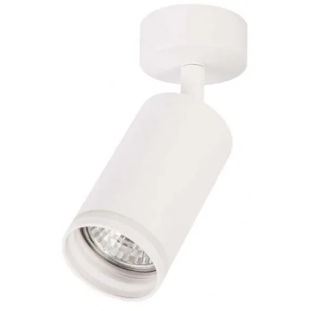 Kinkiety-do-salonu - oprawa ścienno-sufitowa okrągła gu10 w kolorze białym paris 322272 polux 