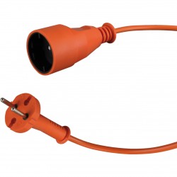 Przedluzacze-elektryczne - pomarańczowy przedłużacz 20 metrowy 10a brum 04305 ideus