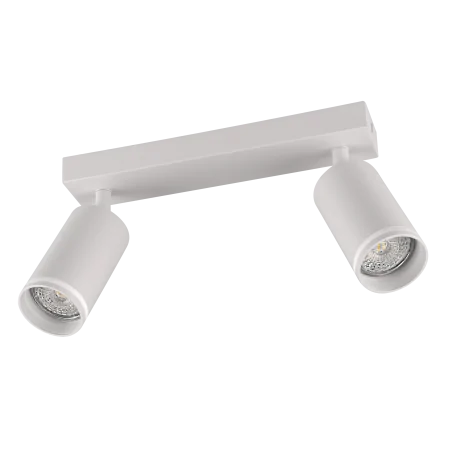 Oprawy-sufitowe - oprawa ścienno-sufitowa podwójna biała 2xgu10 paris 311189 polux 