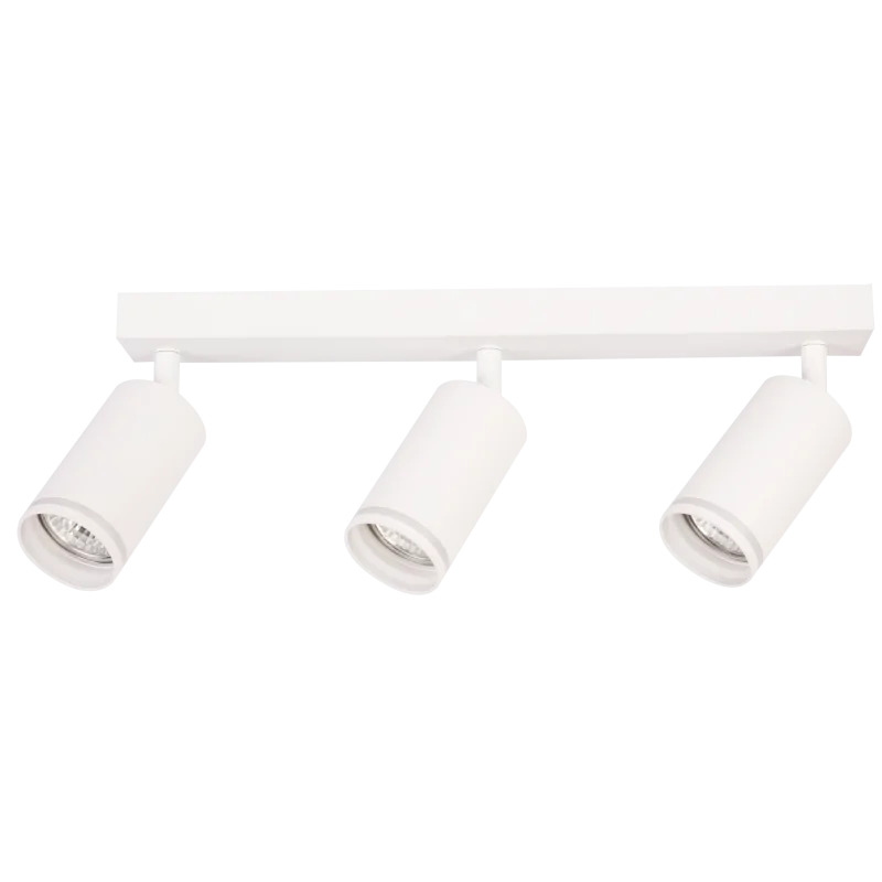 Oprawy-sufitowe - oprawa ścienno-sufitowa biała na 3 żarówki gu10 paris 322296 polux firmy POLUX GOLDLUX 