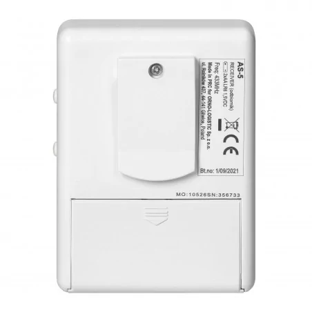 Elektroniczne-czujniki-ruchu - czujnik ruchu z sygnalizacją bezprzewodową 100m bateryjny as-5 orno 