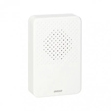 Dzwonki-do-drzwi-przewodowe - or-dp-mr-161/w lark maxi ac dzwonek do drzwi przewodowy biały jednotonowy 230v orno 