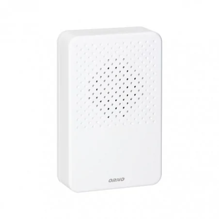 Dzwonki-do-drzwi-przewodowe - or-dp-mr-161/pw lark maxi ac dzwonek do drzwi przewodowy śnieżnobiały jednotonowy 230v orno 