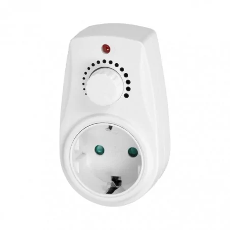 Gniazdka-radiowe - ściemniacz z gniazdkiem sieciowym schuko 280w or-ae-13114(gs) orno 