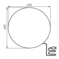 Lampy-kule-ogrodowe - kula do ogrodu - lampa wbijana na żarówkę e27 stono 490 n 36592 kanlux 