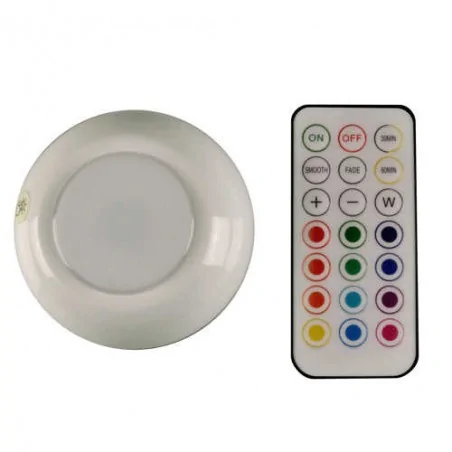 Oprawy-meblowe-podszafkowe - lampka meblowa led rgb na pilota d1 322005 polux 