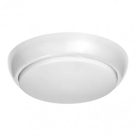 Plafony - biały plafon do piwnicy na dwie żarówki e27 ip44 ik10 koko ad-pl-6256we27pm orno 