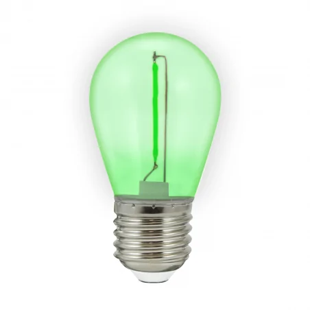 Gwint-trzonek-e27 - para zielonych żarówek led 0,3w do girlandy party neon 36v 2szt 322210 polux 