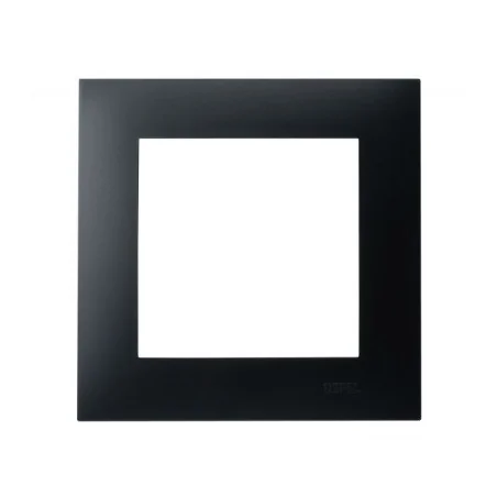 Ramki-pojedyncze - ramka instalacyjna pojedyncza czarny metalik szafir r-1z/33 ospel 
