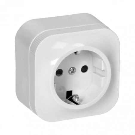 Gniazda-pojedyncze-natynkowe - or-oe-7205(gs)/w gniazdo pojedyncze  schuko natynkowe białe ip20 todo orno 