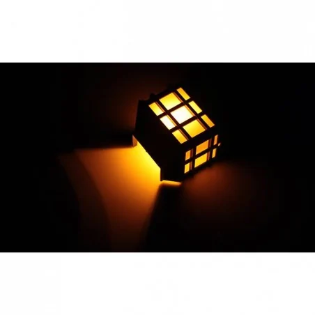 Kinkiety-solarne - kinkiet led solarny z ciepłym światłem 2125 lvt 