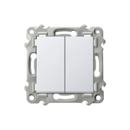 Wylaczniki-podwojne - włącznik świecznikowy biały do ramki szafir łp-2z/m/00 ospel 