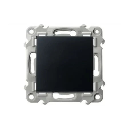 Wylaczniki-jednobiegunowe - włącznik pojedynczy podtynkowy czarny metalik szafir łp-1z/m/33 ospel 