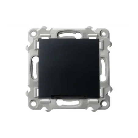 Wylaczniki-jednobiegunowe - włącznik pojedynczy z podświetleniem czarny metalik szafir łp-1zs/m/33 ospel 