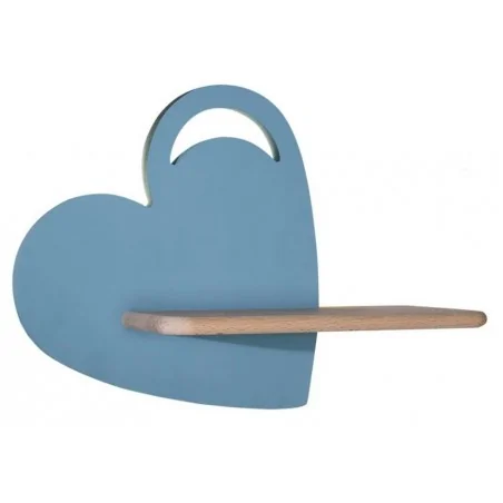 Kinkiety-do-pokoju-dziecka - kinkiet półka niebieskie serce led 5w 4000k iq kids heart 21-03867 candellux 