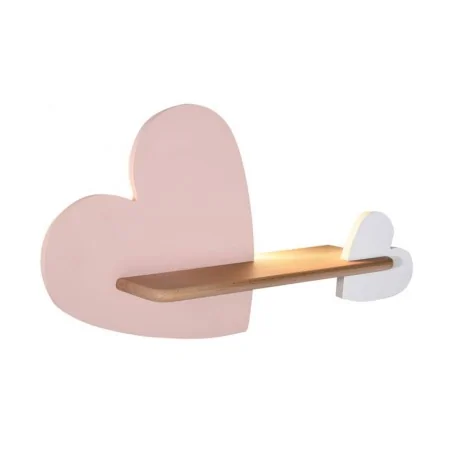 Kinkiety-do-pokoju-dziecka - kinkiet z półką dwa serca led 5w 4000k kids heart 21-03874 candellux 