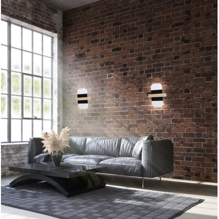 Kinkiety-do-salonu - kinkiet led 6w drewniany 4000k czarny april 21-05878 candellux 