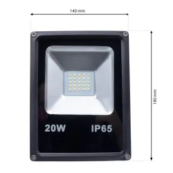 Naswietlacze-led-20w - naświetlacz zewnętrzny led 20w 3000k ip65 ekn665 eko-light 