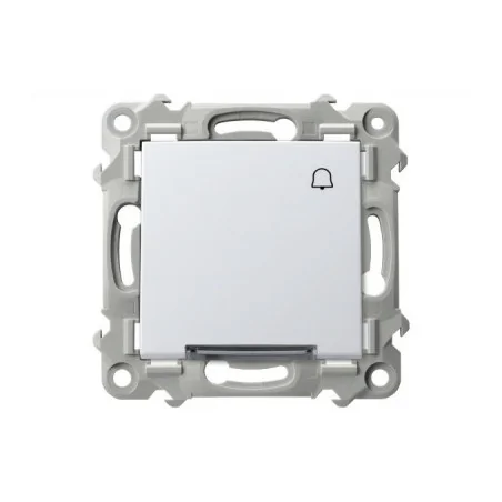 Wlaczniki-i-przyciski-dzwonkowe - przycisk dzwonkowy z piktogramem z podświetleniem biały szafir łp-6zs/m/00 ospel 