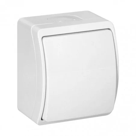 Wylaczniki-jednobiegunowe - łącznik jednobiegunowy biały natynkowy ip44 aquatic or-oe-7100/w orno 