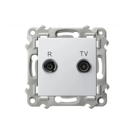 Gniazda-antenowe - gniazdo antenowe rtv przelotowe szafir gpa-10zp/m/00 ospel 