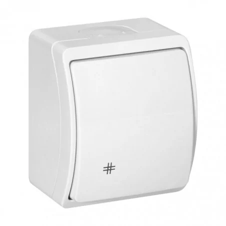 Wylaczniki-krzyzowe - łącznik krzyżowy n/t ip44 biały aquatic or-oe-7103/w orno 