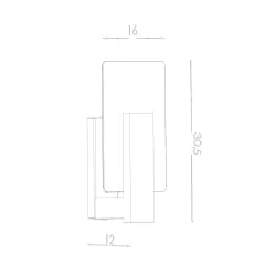 Kinkiety-do-salonu - kinkiet wenge e14 lappo sl.1096 sollux lighting 