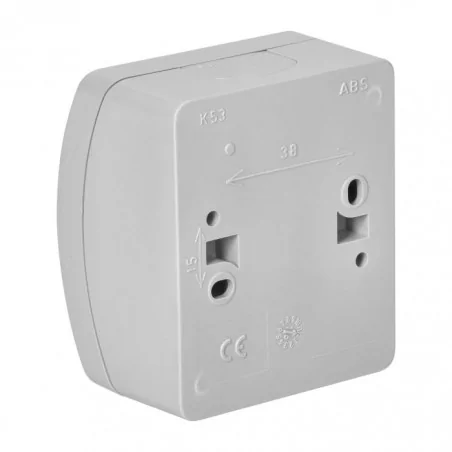 Wylaczniki-krzyzowe - natynkowe łącznik krzyżowy ip44 szaro-grafitowy aquatic or-oe-7103/gr orno 