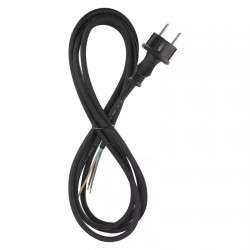 Kable-i-przewody - s03150 przewód przyłączeniowy  guma czarny 3x1,00mm 5metrowy emos 