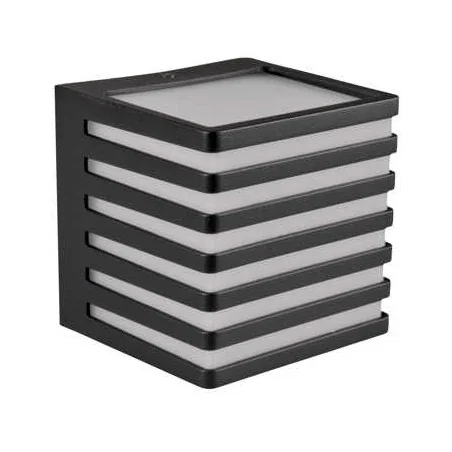 Kinkiety-ogrodowe - 323262 maxwell kinkiet elewacyjny led w kolorze czarnym 10w 4000k ip54 polux 