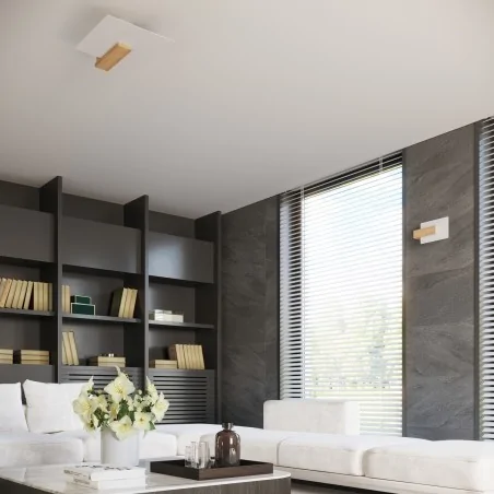 Oswietlenie-sufitowe - drewniany plafon 2xe27 lappo sl.1095 sollux lighting 