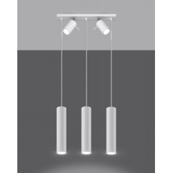Oswietlenie-sufitowe - biała lampa wisząca 5xgu10 ring 3 sl.1098 sollux lighting 
