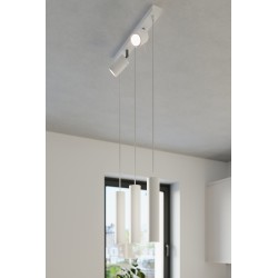 Oswietlenie-sufitowe - biała lampa wisząca 5xgu10 ring 3 sl.1098 sollux lighting 