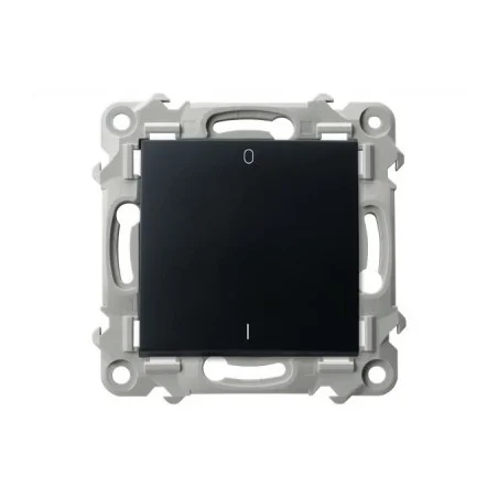 Wylaczniki-i-wlaczniki - włącznik dwubiegunowy czarny metalik do ramki szafir łp-11z/m/33 ospel 