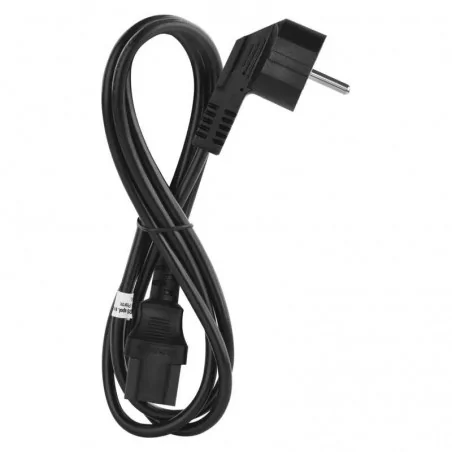 Przedluzacze-elektryczne - s11370 przewód zasilający do pc  pvc 3×0,75mm 1,5m czarny emos 