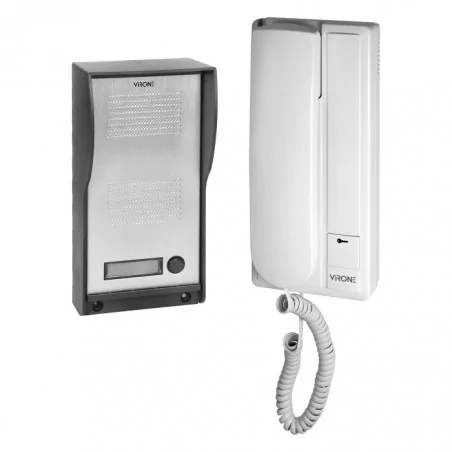 Domofony - zestaw domofonowy jednorodzinny natynkowy carlo dp-16 orno 