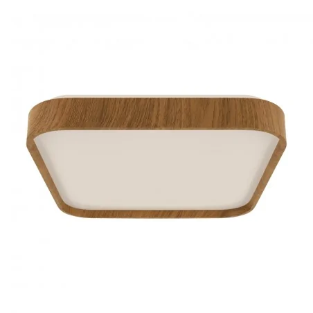 Plafony - plafon led imitujący drewno o mocy 48w ip44 mono led d 04162 ideus 