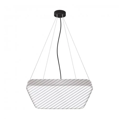 Lampy-sufitowe - czarne zawiesie linkowe 180cm link 4r black 04308 ideus 